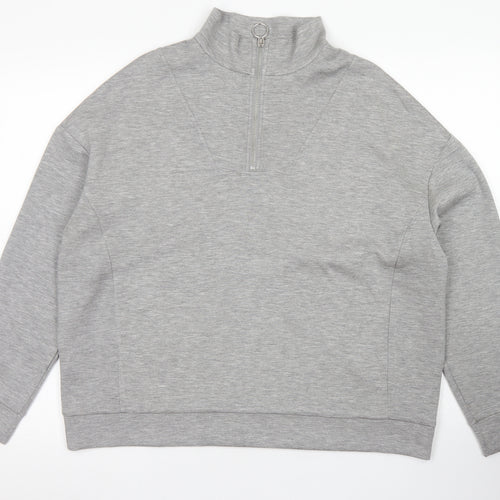 V by Very Womens Grey  Modal Pullover Sweatshirt Size M