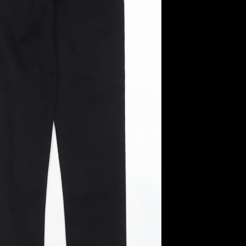 Papaya Womens Black  Cotton Skinny Jeans Size 8 L27 in Regular Button
