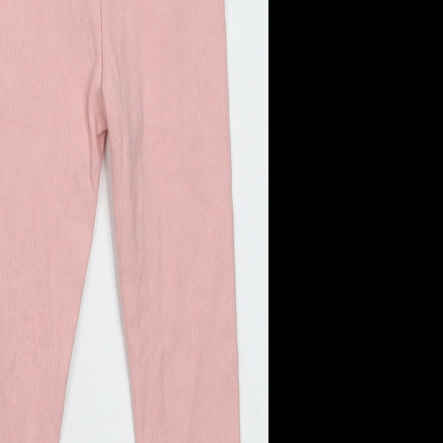 Matalan Girls Pink  Cotton Capri Trousers Size 2-3 Years  Regular