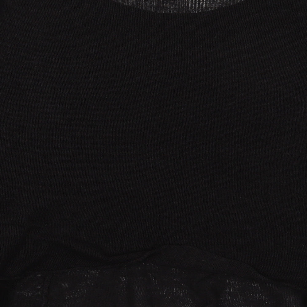 Marks and Spencer Womens Brown Boat Neck  Linen Pullover Jumper Size 16