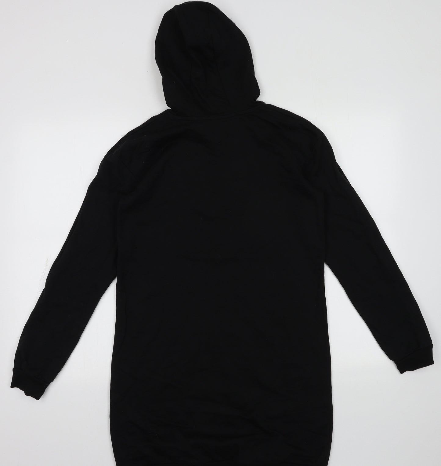 George Girls Black  Cotton Jumper Dress  Size 10-11 Years  Crew Neck Pullover - Friends