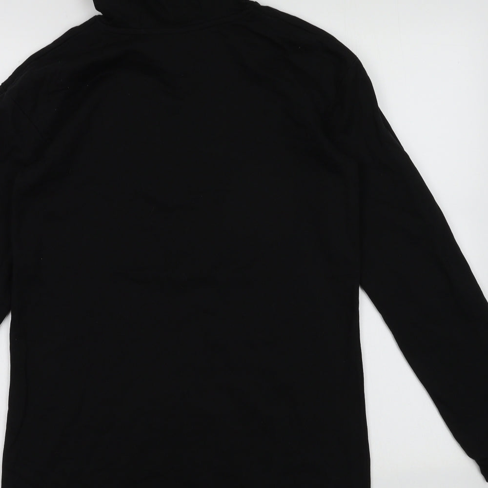 George Girls Black  Cotton Jumper Dress  Size 10-11 Years  Crew Neck Pullover - Friends