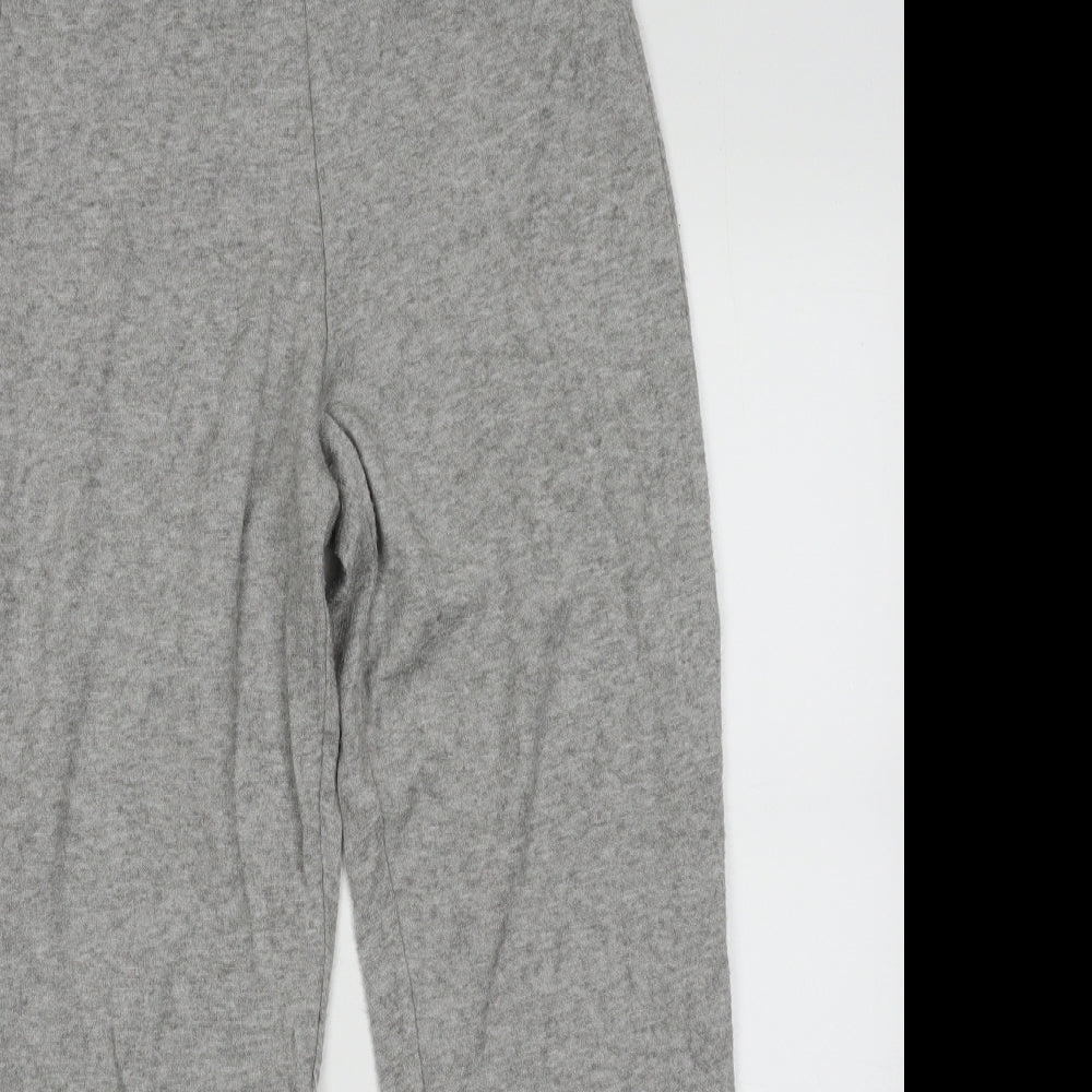 Zara Womens Grey  Polyester Capri Trousers Size S L28 in Regular