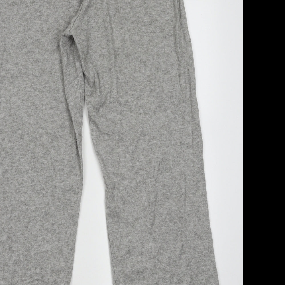 Zara Womens Grey  Polyester Capri Trousers Size S L28 in Regular