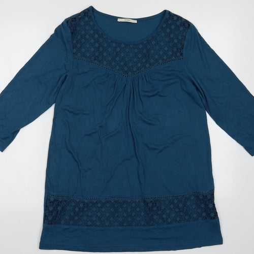 George Womens Blue  Polyester Pullover Sweatshirt Size 12  Pullover