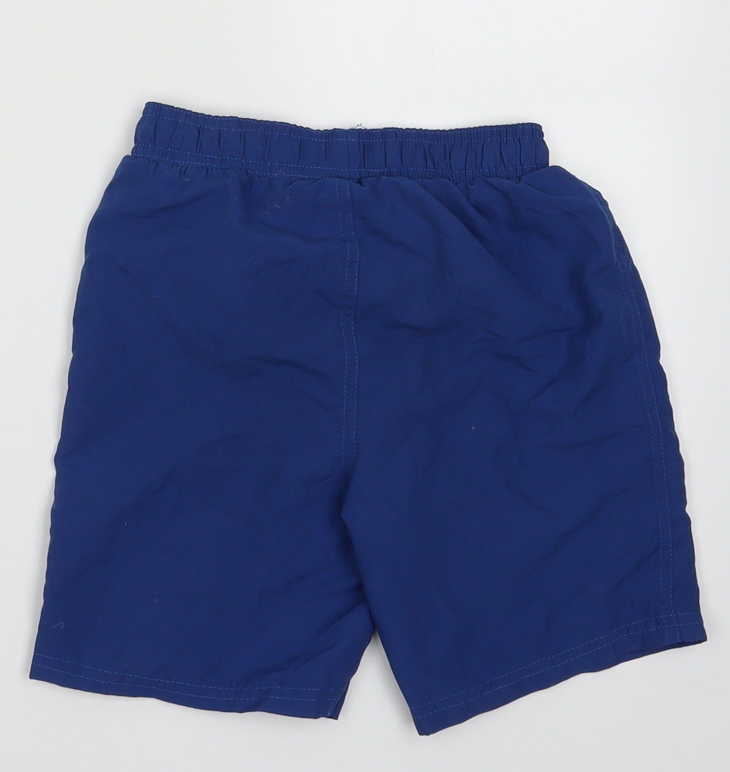 F&F Boys Blue  Polyester Sweat Shorts Size 7-8 Years  Regular Tie