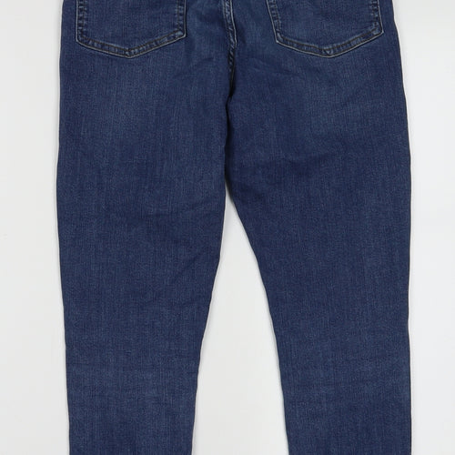 Urban Outfitters Womens Blue  Cotton Skinny Jeans Size 28 L30 in Regular Button
