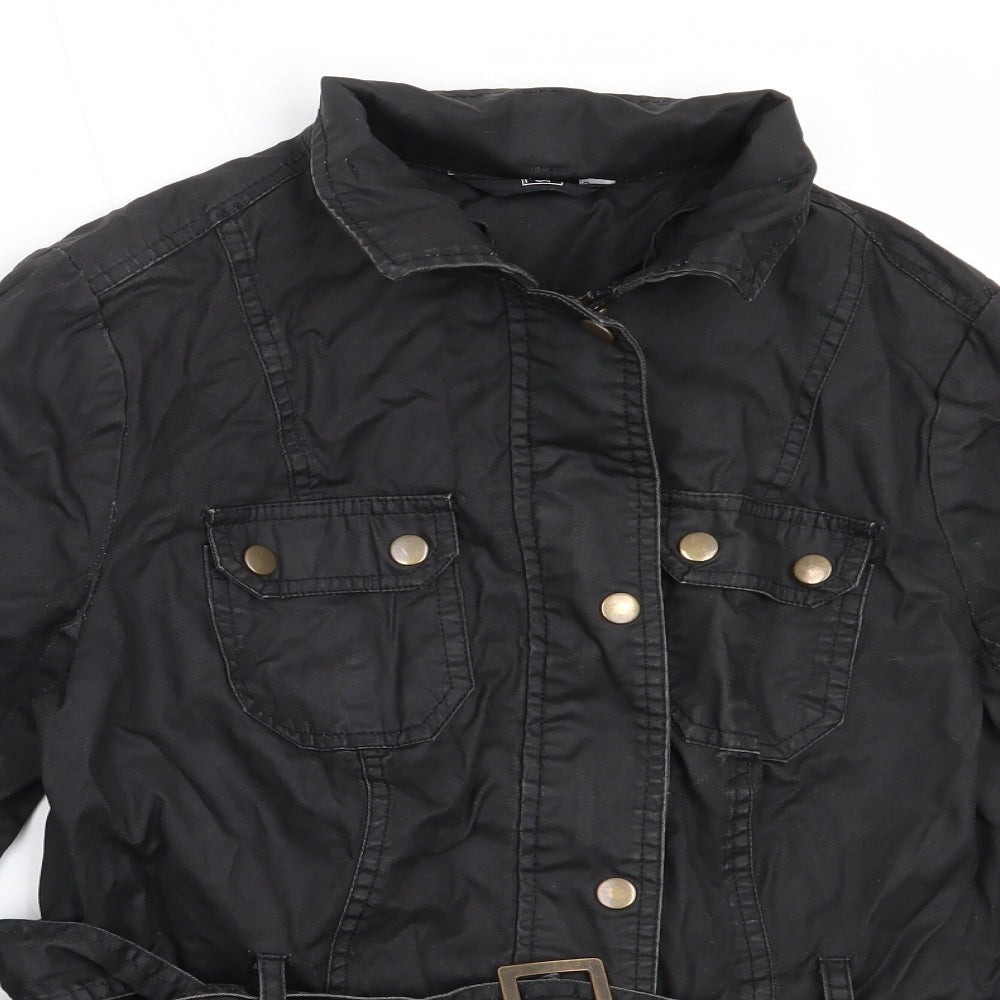 F&F Womens Black   Jacket Coat Size 14