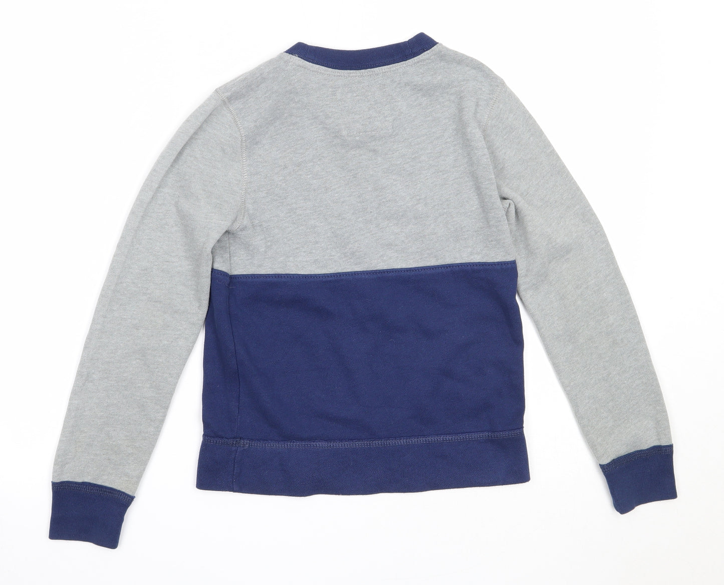abercrombie kids Boys Grey  Cotton Pullover Sweatshirt Size 7-8 Years