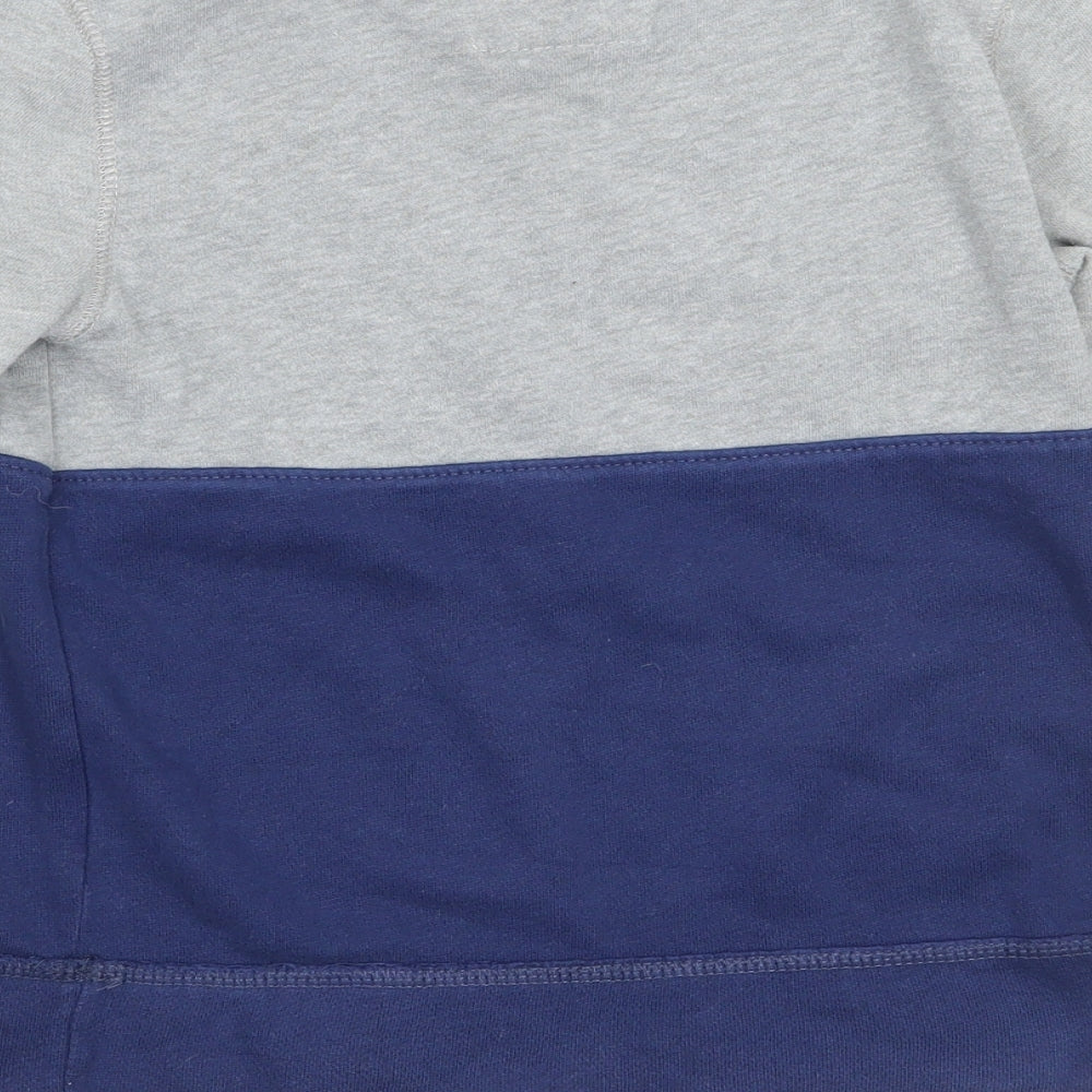 abercrombie kids Boys Grey  Cotton Pullover Sweatshirt Size 7-8 Years