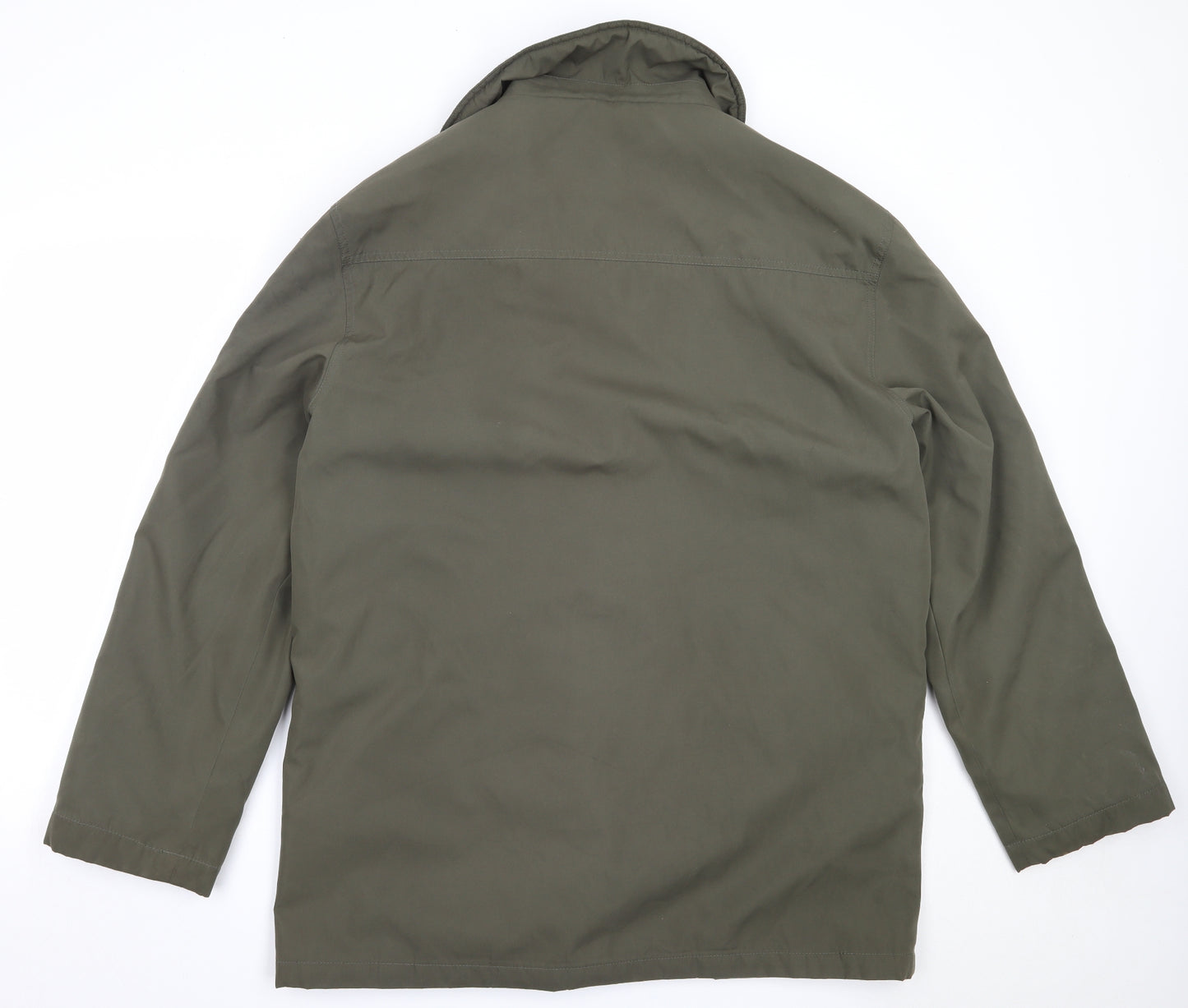 Hutson Harbour Mens Green   Overcoat Coat Size L
