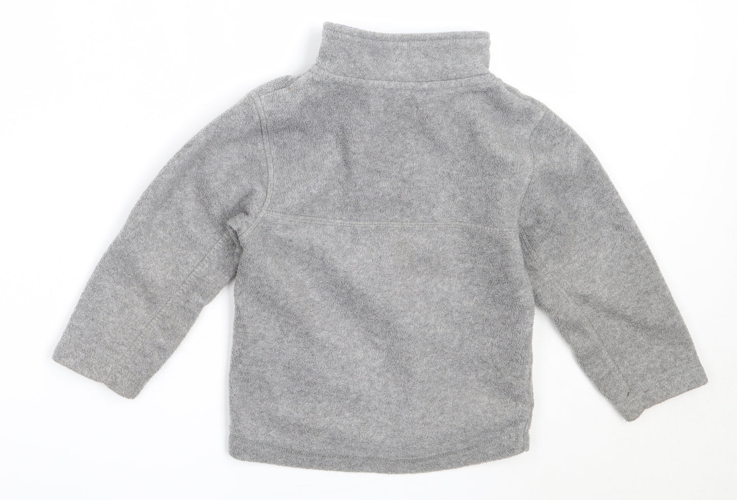 Rebel Boys Grey  Polyester Henley Sweatshirt Size 3-4 Years