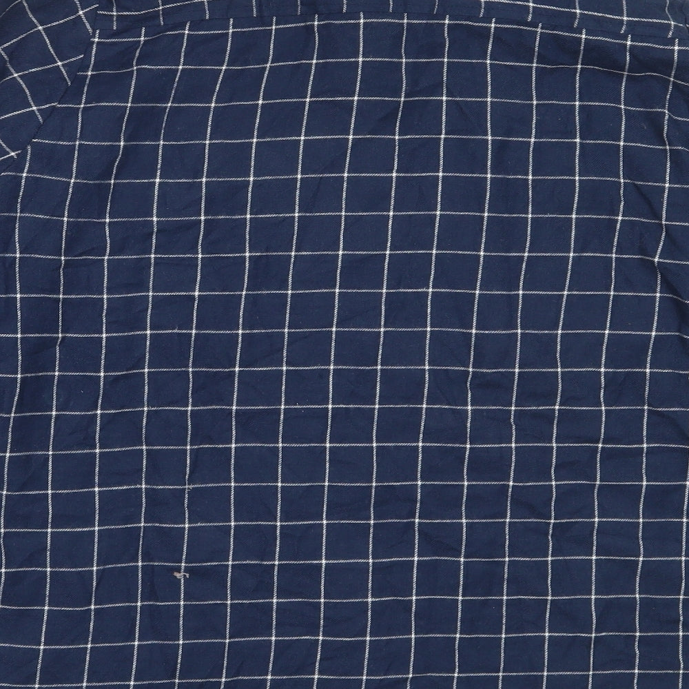 Atmosphere Womens Blue  Cotton Basic Button-Up Size 12 Collared