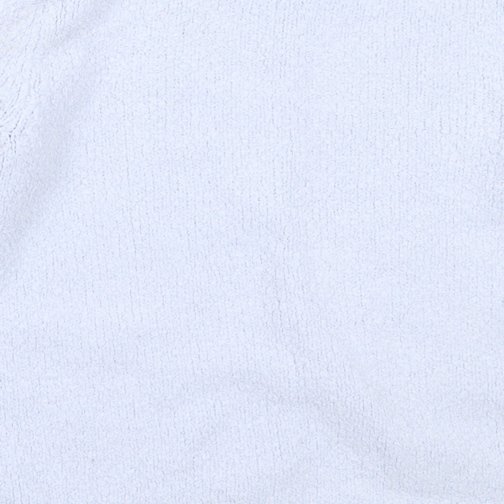 George Girls Blue Round Neck  Acrylic Pullover Jumper Size 6-7 Years