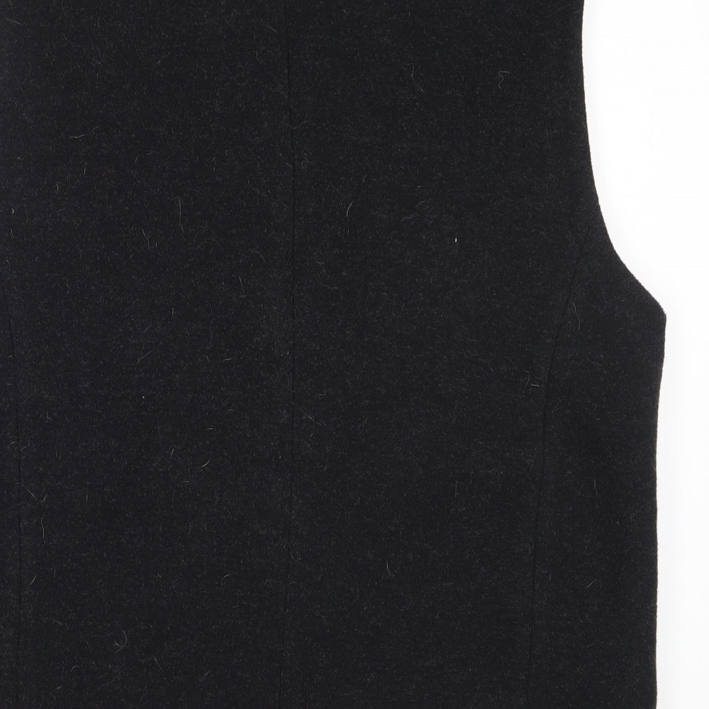 Camel Collection Mens Black   Jacket Waistcoat Size 42