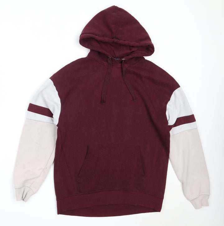 Primark Womens Purple Polyester Pullover Hoodie Size S