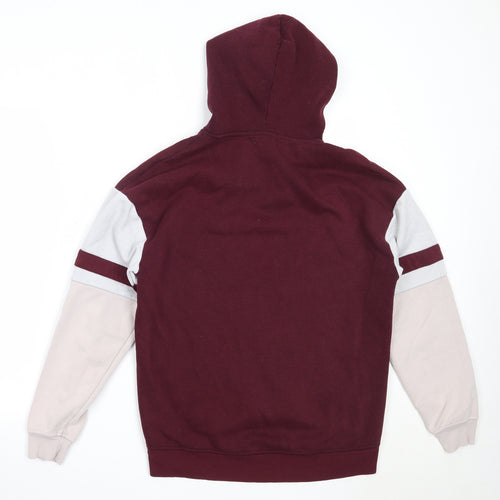 Primark Womens Purple  Polyester Pullover Hoodie Size S