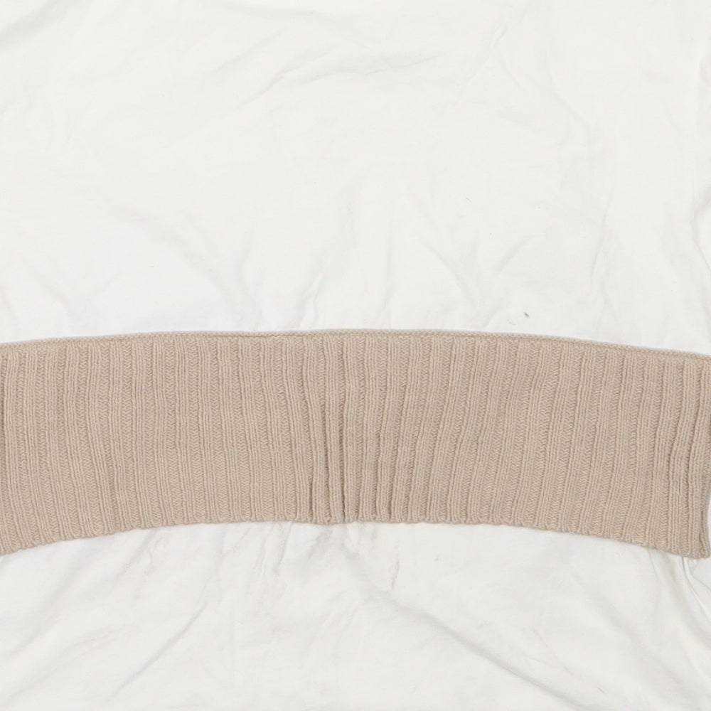 Zara Womens White  Cotton Basic T-Shirt Size L Round Neck