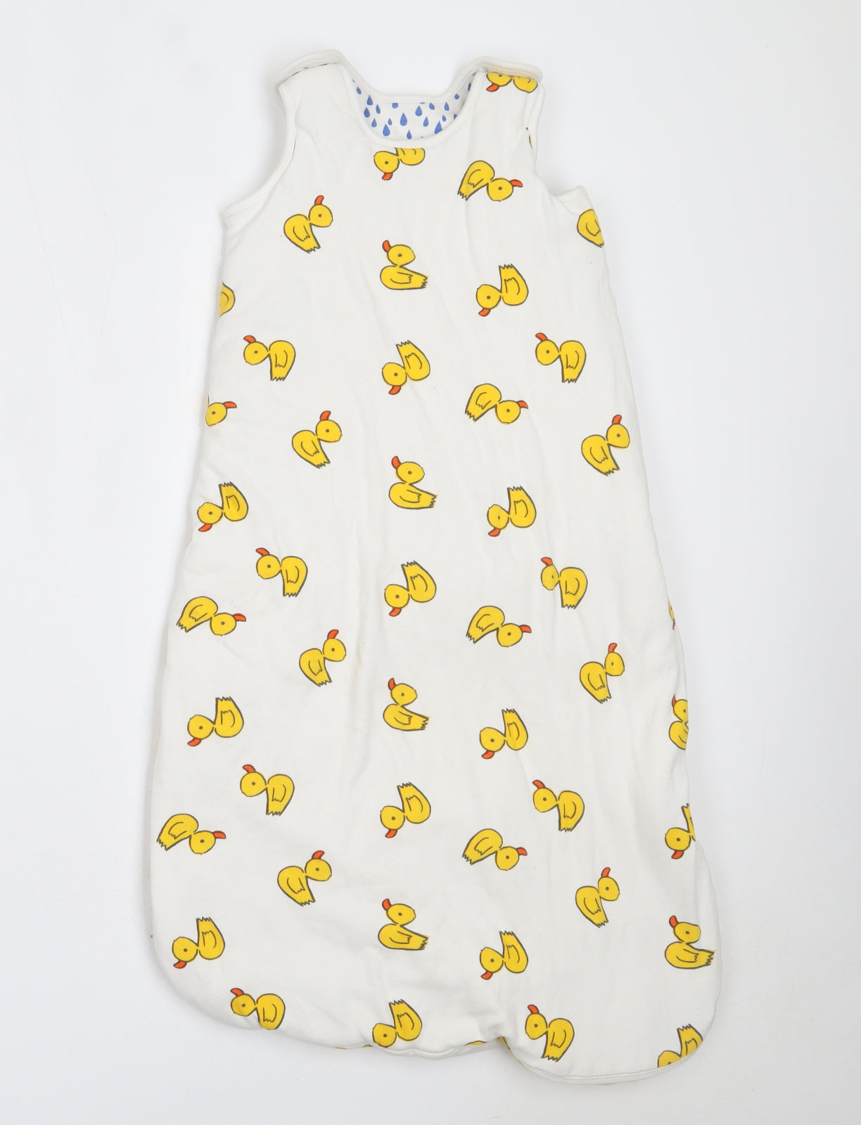 Marks and Spencer Baby White Solid Cotton Cami One Piece One Size   - Sleeping Bag
