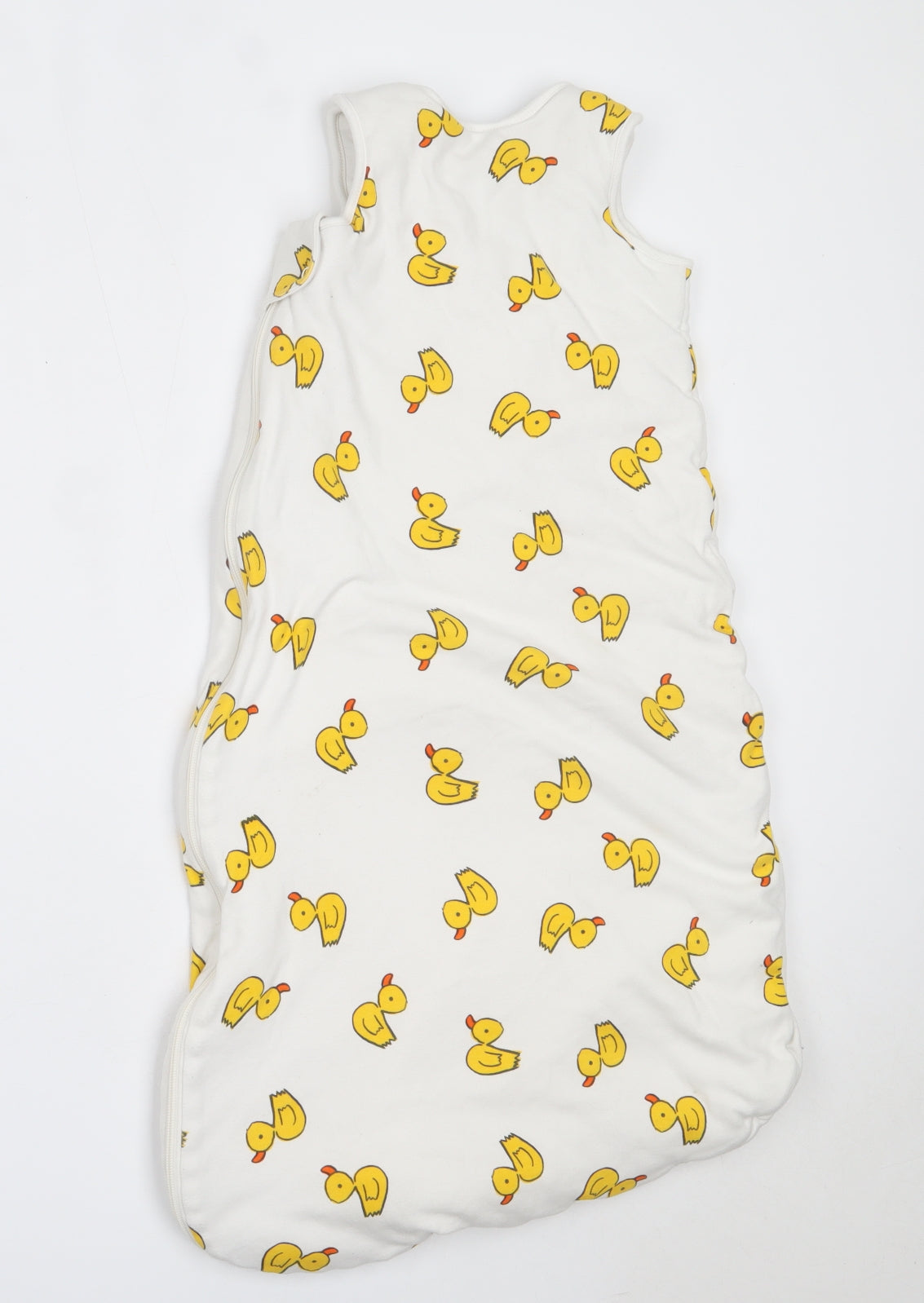 Marks and Spencer Baby White Solid Cotton Cami One Piece One Size   - Sleeping Bag