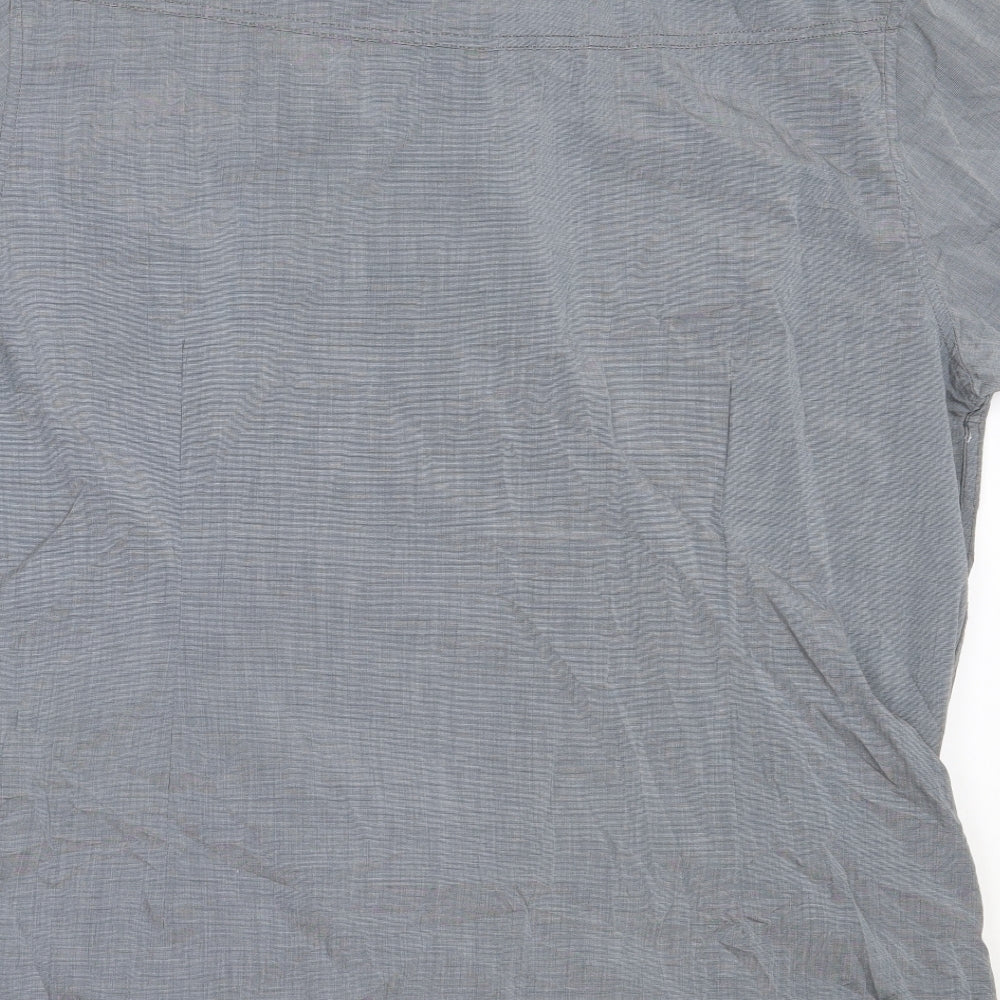 Debenhams Mens Grey  Cotton  Button-Up Size XL Collared