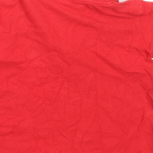 Urban Rascals Boys Red  Cotton Basic Polo Size 4 Years Collared  - WALES