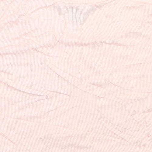 Atmosphere Womens Pink  Viscose Cropped T-Shirt Size 10 Round Neck