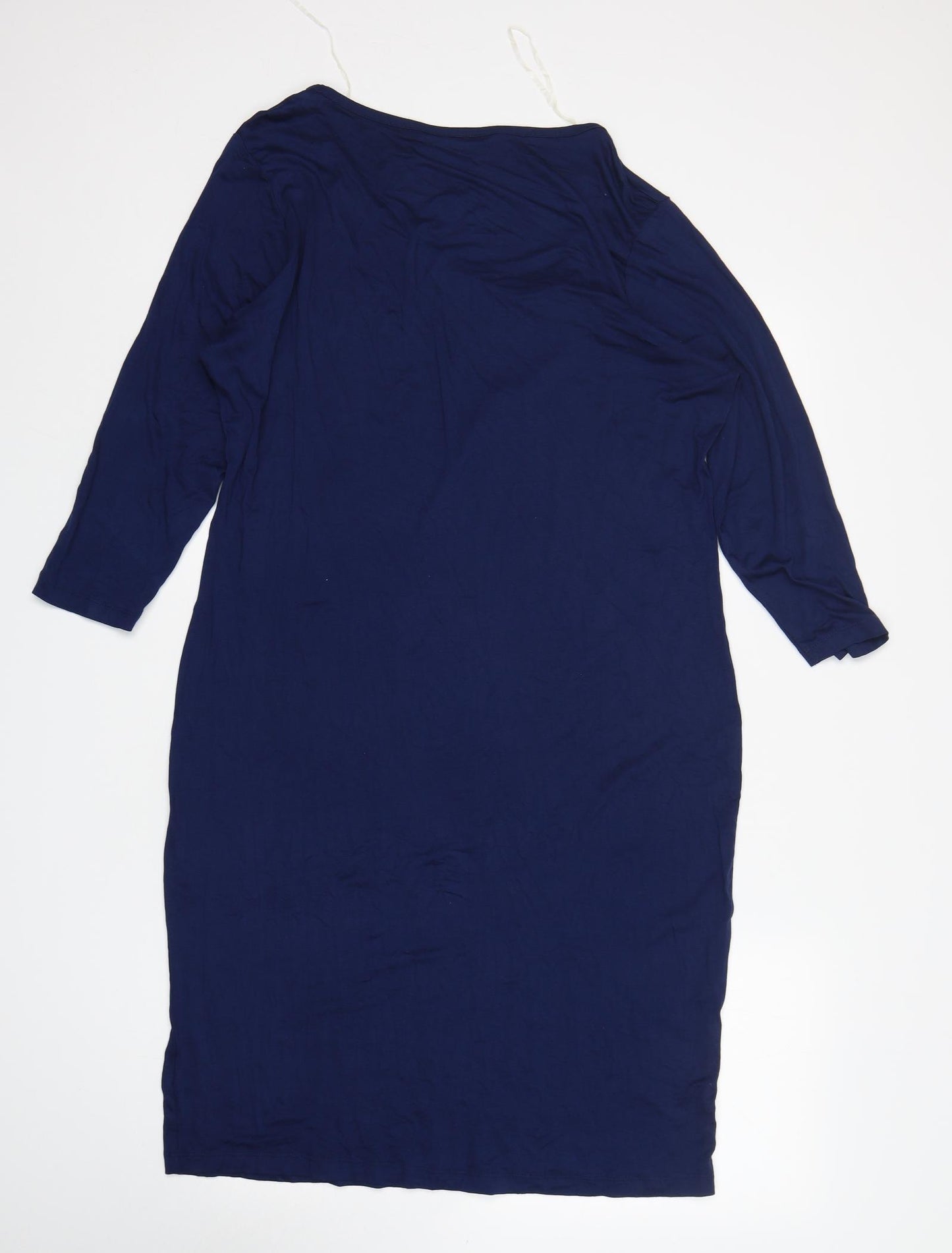 Originals  Womens Blue  Viscose T-Shirt Dress  Size 18  Round Neck