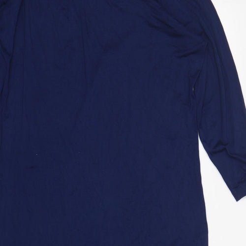 Originals  Womens Blue  Viscose T-Shirt Dress  Size 18  Round Neck