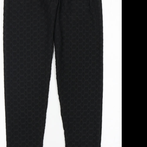 Preworn Womens Black   Compression Leggings Size M L25 in Regular