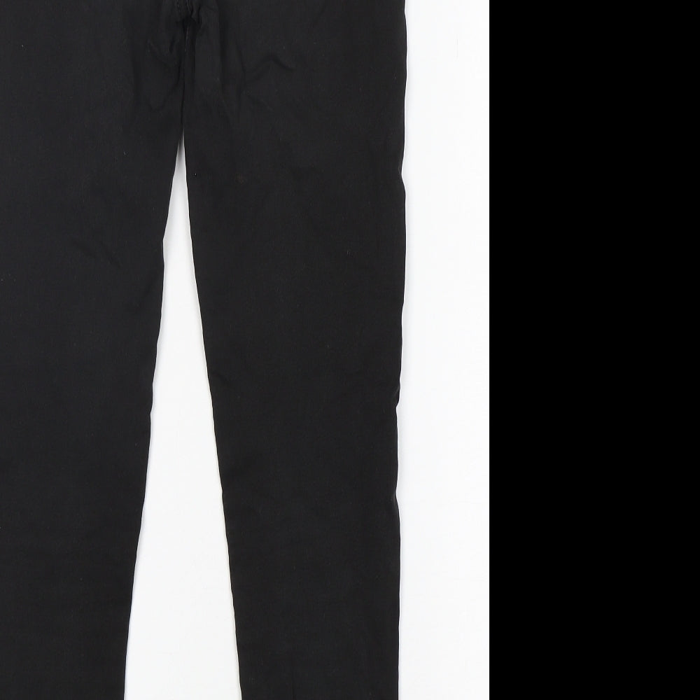 M&S Womens Black  Cotton Skinny Jeans Size 10 L29 in Regular