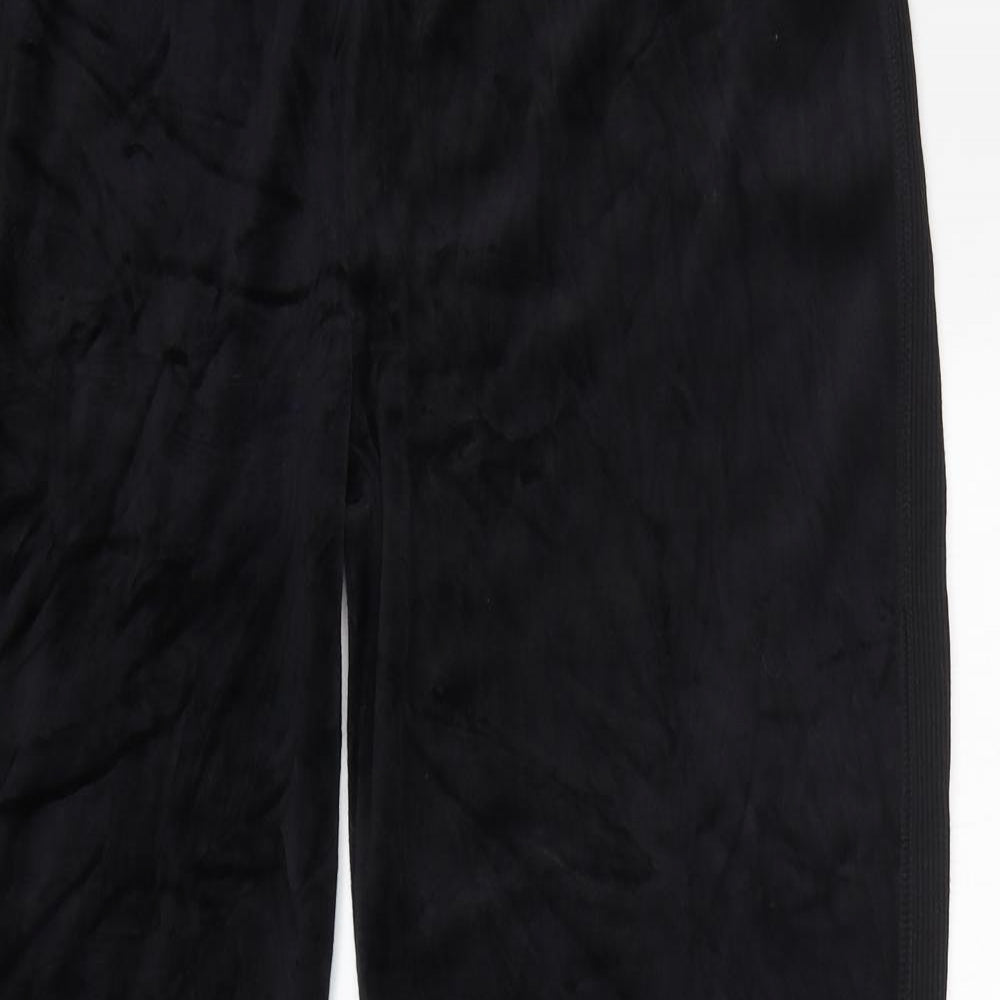 E-vie Womens Black  Cotton Sweatpants Trousers Size 18 L32 in Regular