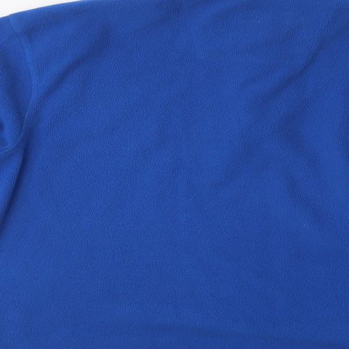 Regatta Mens Blue  Polyester Henley Sweatshirt Size L