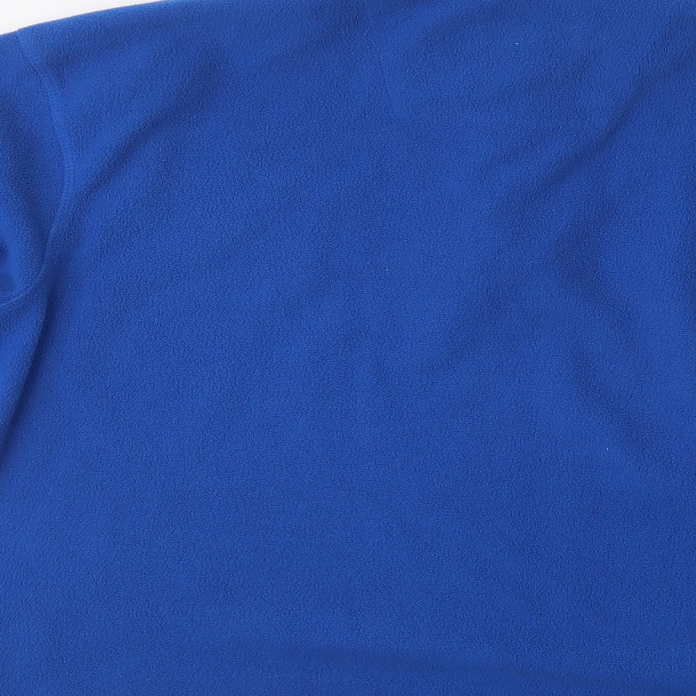 Regatta Mens Blue  Polyester Henley Sweatshirt Size L