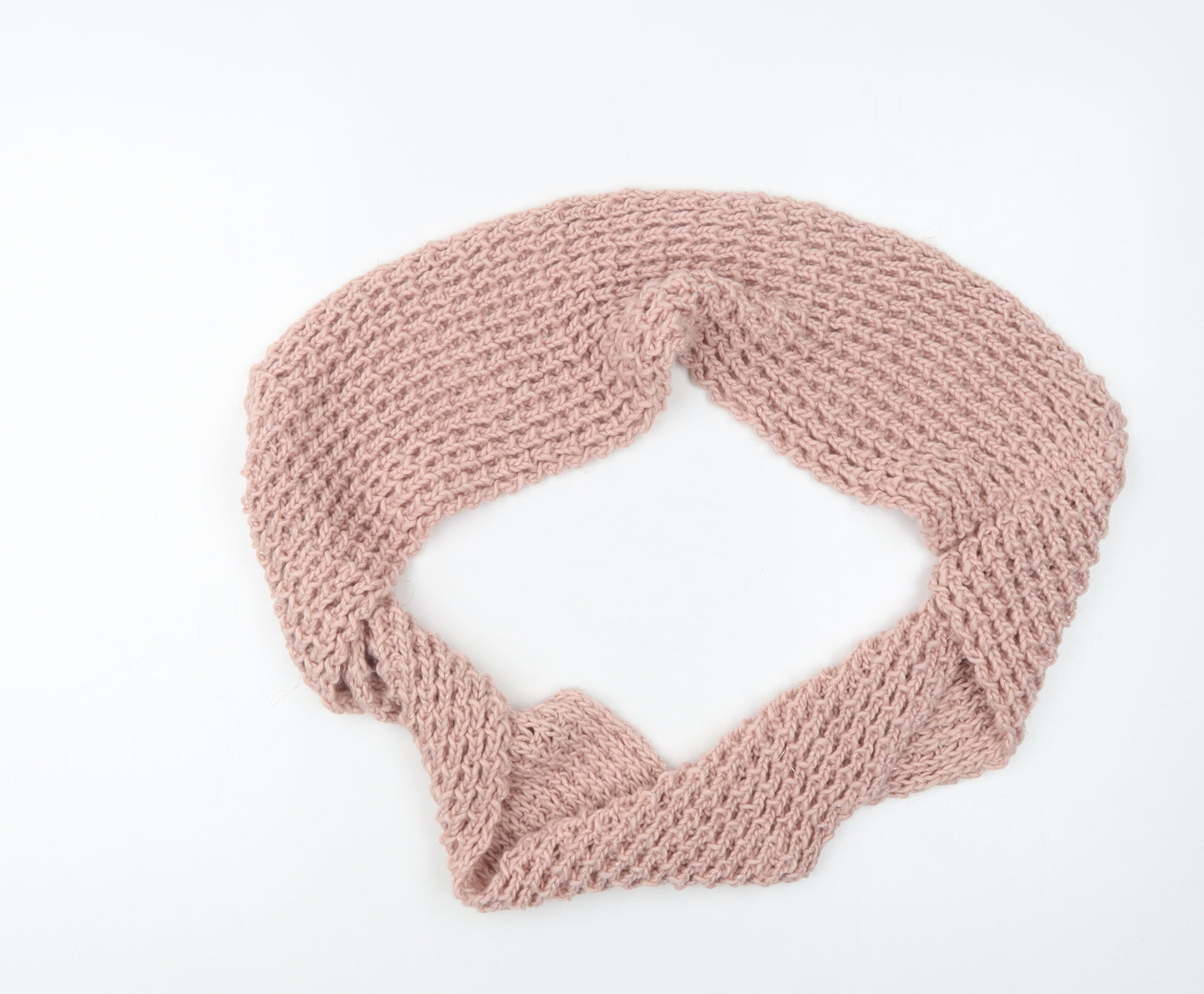 Preworn Womens Pink  Acrylic  Scarf    - Snood