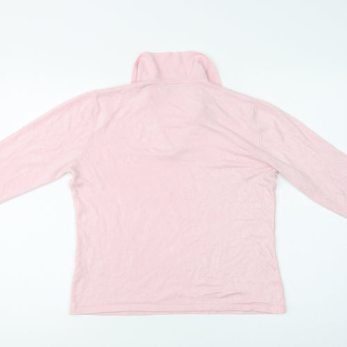 BHS Womens Pink Collared  Acrylic Pullover Jumper Size 16