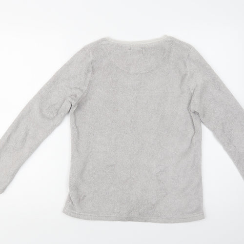 Primark Womens Grey  Polyester Top Pyjama Top Size 10   - Heart