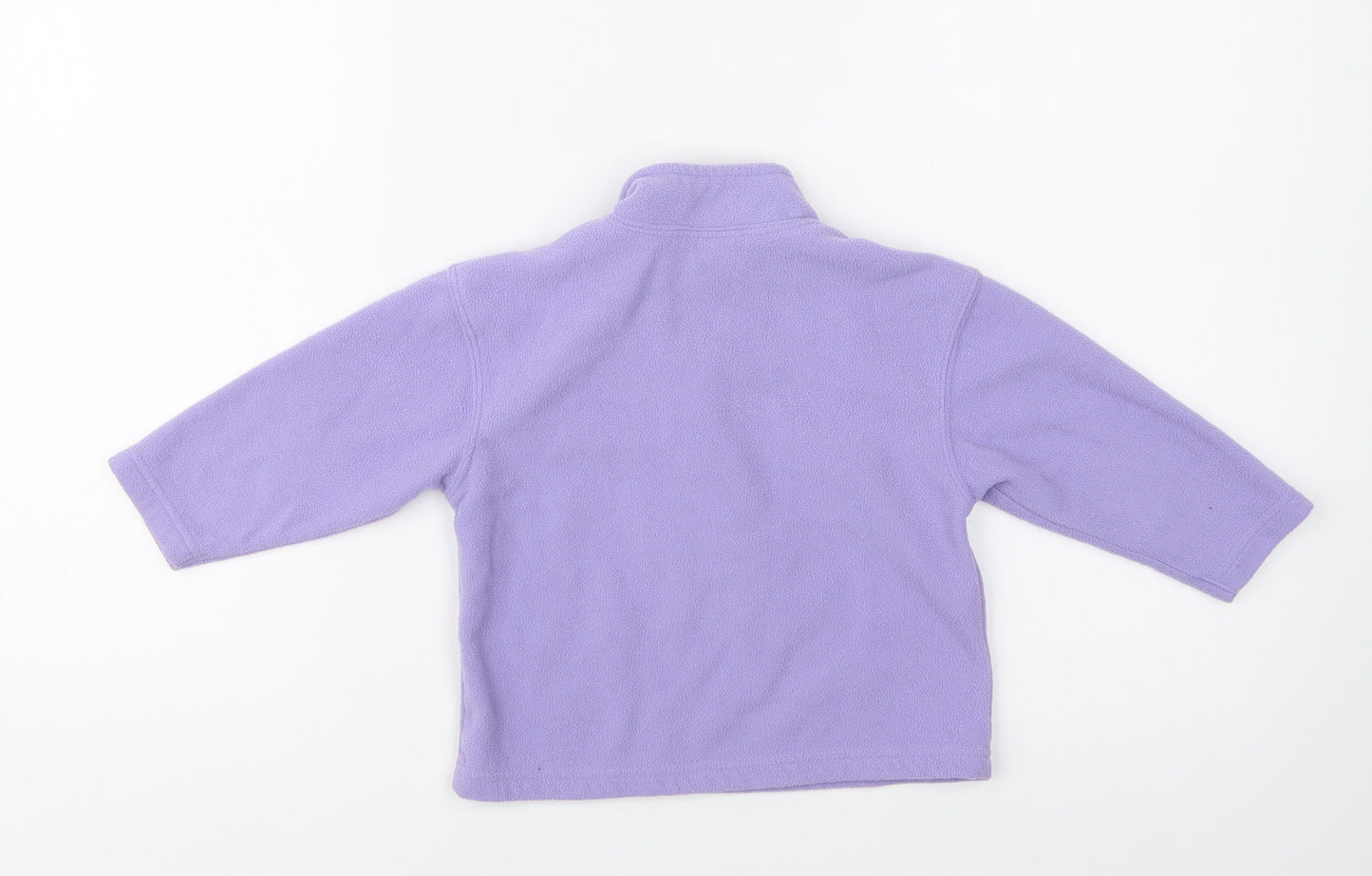 Preworn Baby Purple  Polyester Henley Jumper Size 18-24 Months  Zip
