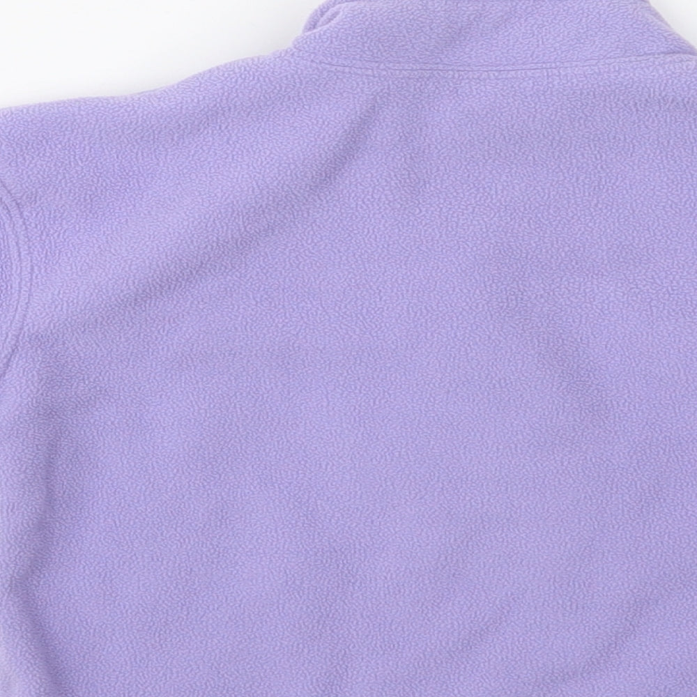 Preworn Baby Purple  Polyester Henley Jumper Size 18-24 Months  Zip