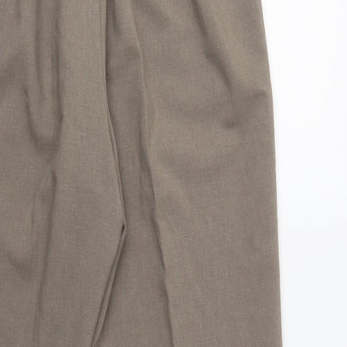 Saira Womens Beige  Polyester Trousers  Size M L29 in Regular
