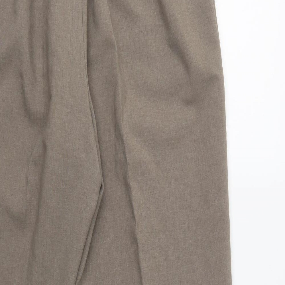 Saira Womens Beige  Polyester Trousers  Size M L29 in Regular