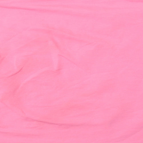 New Look Womens Pink  Polyester Pullover Sweatshirt Size 14