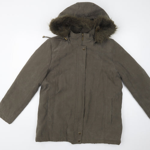 Bonmarché Womens Green   Jacket  Size S  Zip