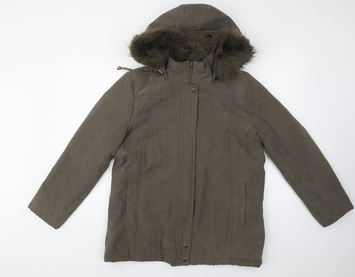 Bonmarché Womens Green   Jacket  Size S  Zip