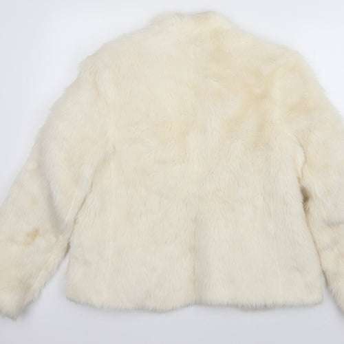 Segal Womens Ivory   Jacket  Size 10