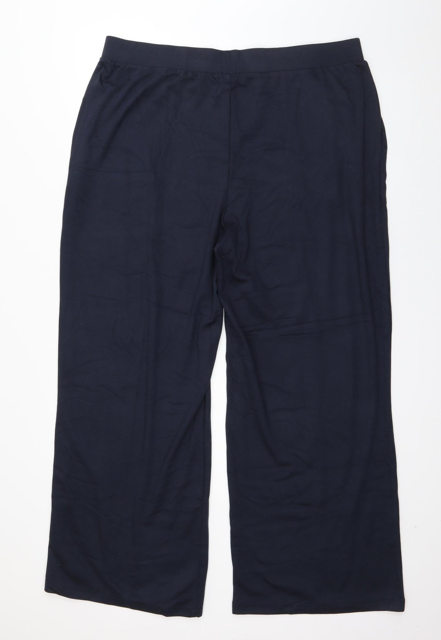F&F Womens Blue  Polyester Jogger Trousers Size 20 L28 in Regular