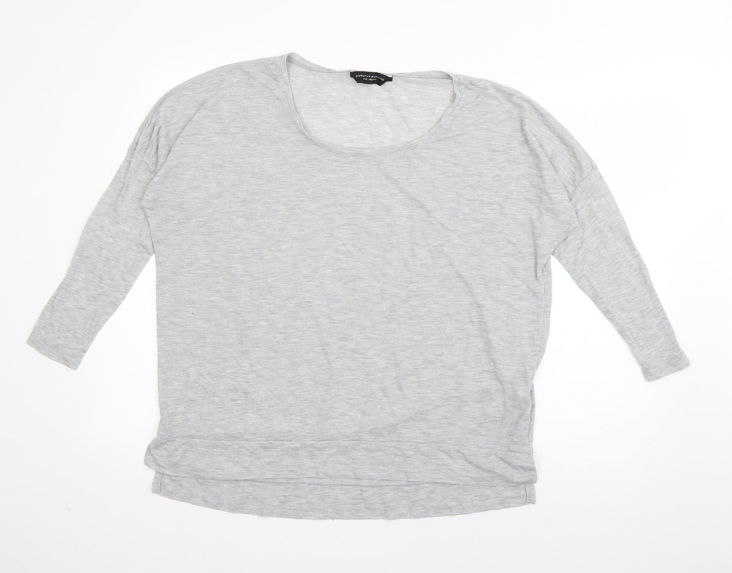 Dorothy Perkins Womens Grey  Polyester Pullover Sweatshirt Size 12  Pullover
