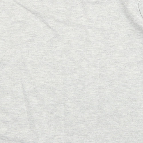 Original Essentials Womens Grey Geometric Cotton Pullover Sweatshirt Size 8  Pullover