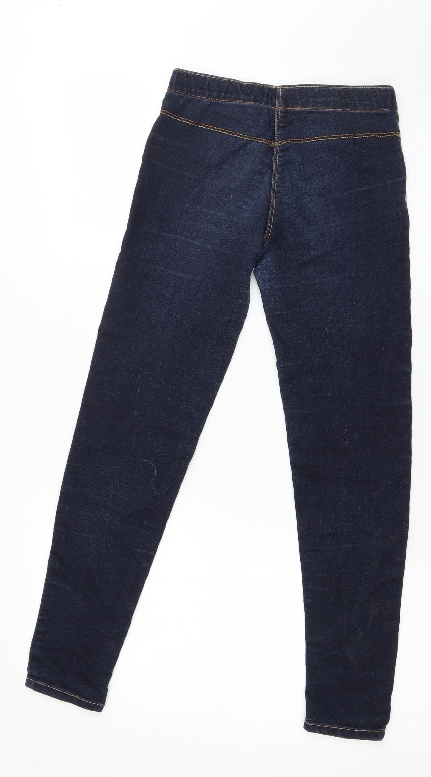George Girls Blue  Cotton Jegging Jeans Size 11-12 Years  Regular