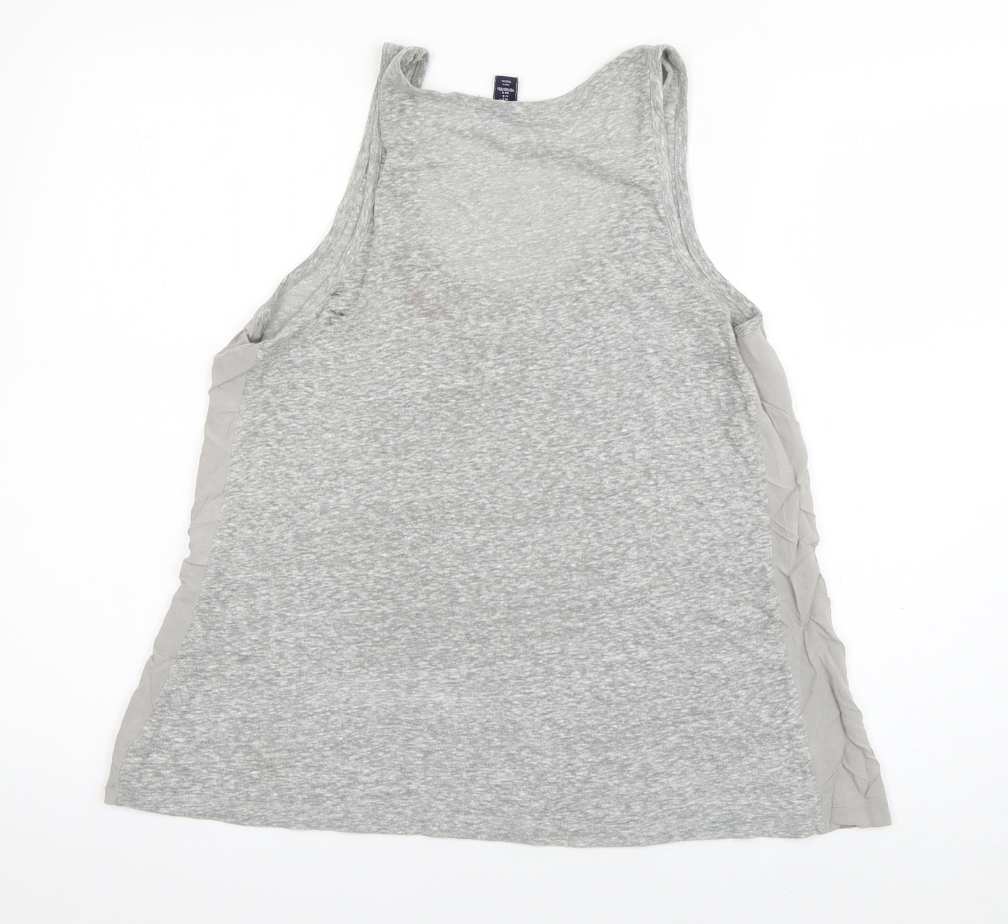 Gap Womens Grey  Cotton Basic Tank Size S Scoop Neck